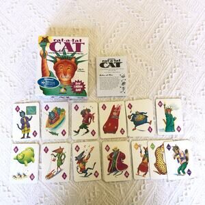Gamewright Rat-A-Tat Cat Card Game OS Multi Kids Family Party Excellent Cond